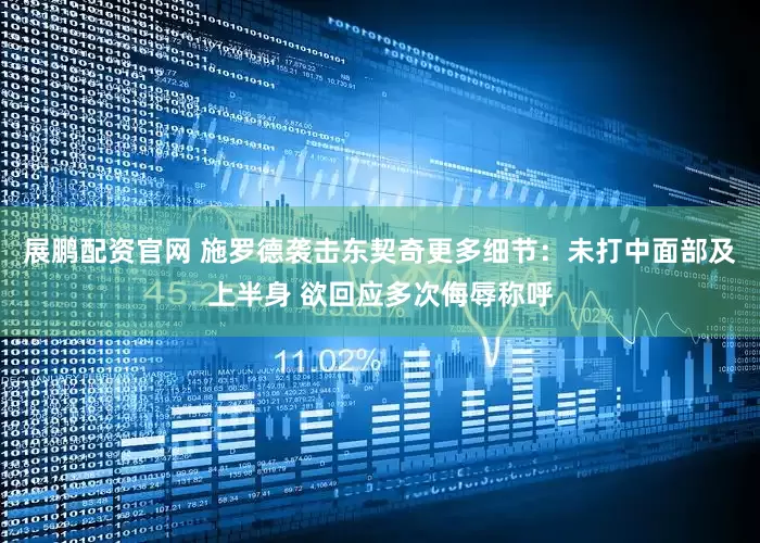 展鹏配资官网 施罗德袭击东契奇更多细节：未打中面部及上半身 欲回应多次侮辱称呼